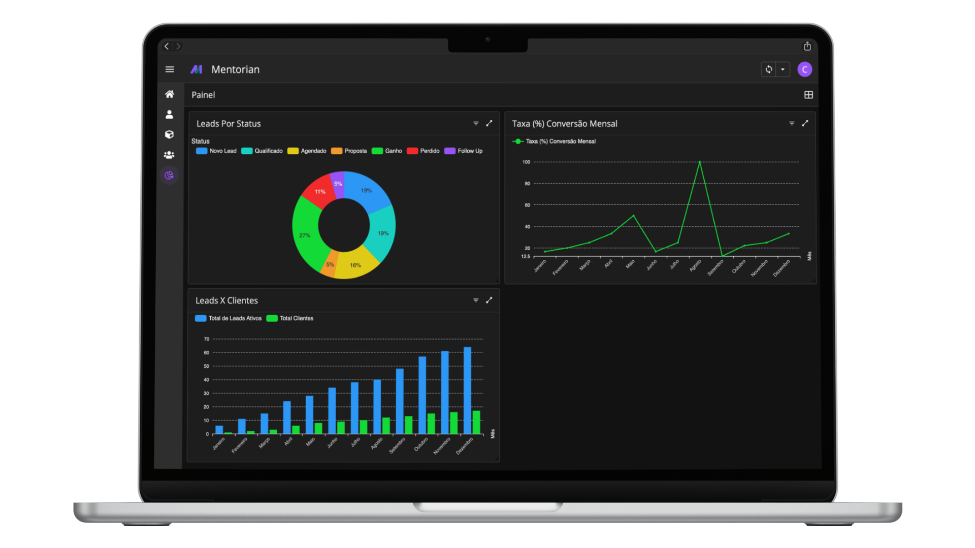 Mentorian Desktop - Painel View
